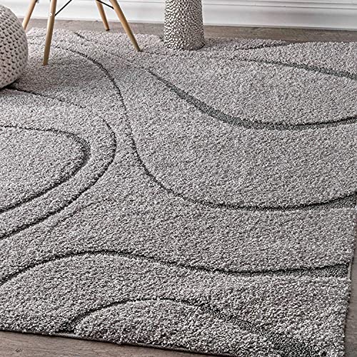 Image of Homes Fluffy Living Room Soft Touch Rectangular Carpet Comfy Bedroom Anti Skid Drawing Kids Room 9x9 Square