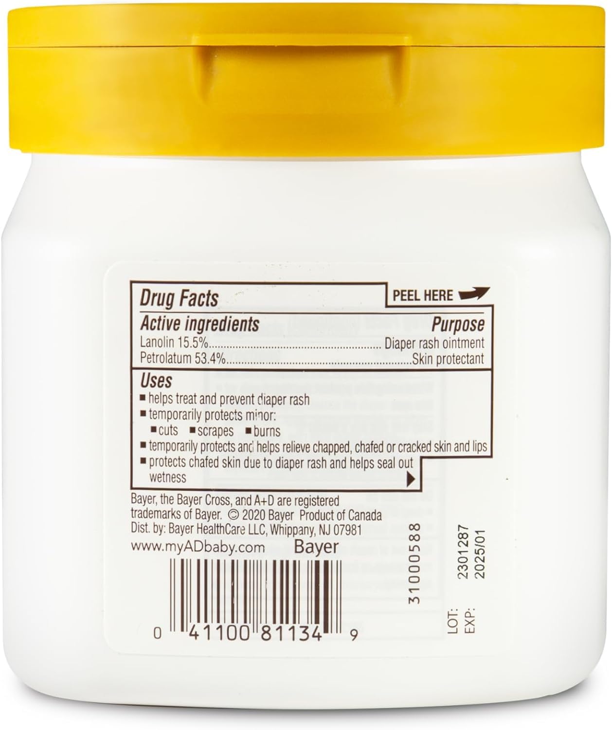 Snapklik.com : A+D Original Diaper Rash Ointment - Prevents & Protects ...