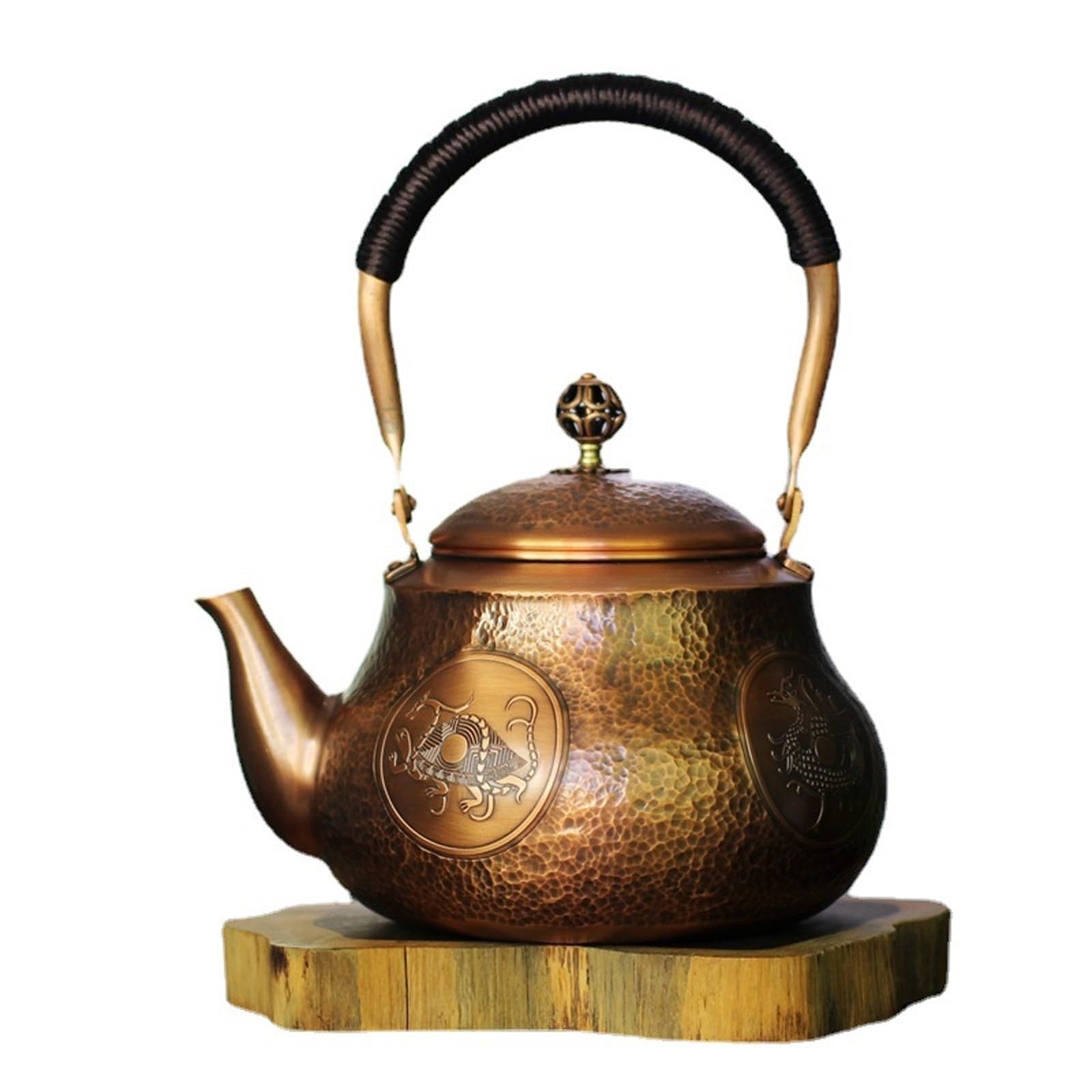 Tetera, Hervidor De Cobre, Tetera, Cafetera for Camping, for Bebidas Calientes, Diseño