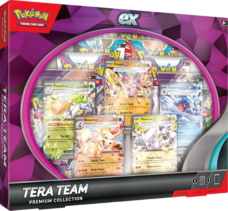 英語版 ポケモン Tera Team Premium Collection Amazon.com: Pokemon TCG: Tera Team Premium Collection : Toys