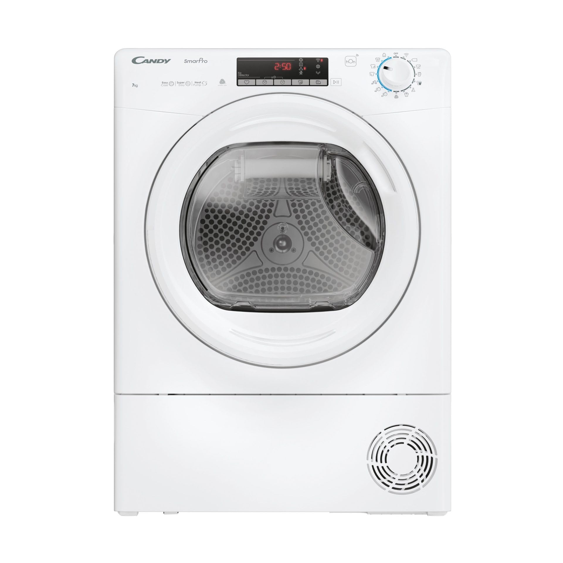 CRO4 H7A2TE-​S - Asciugatrice Slim 7 kg, con Pompa di Calore, Caricamento frontale, Classe energetica E
