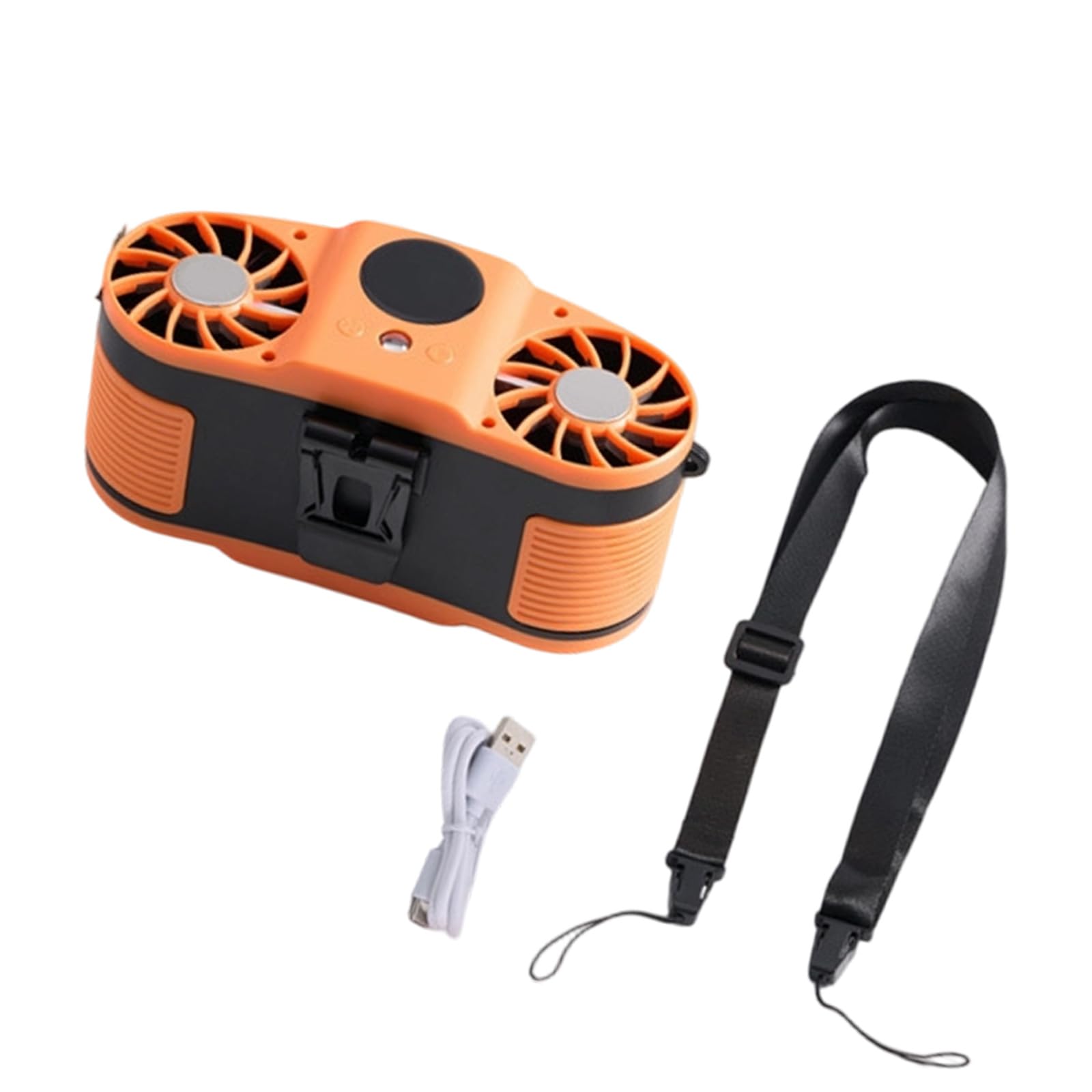 Uqezagpa Multicolor Multifunctional Wearable Cooling Fan 7 Speed Waist Mount Cooling Waist Fan Replacement For Outdoor Camping Travel Clip Portable