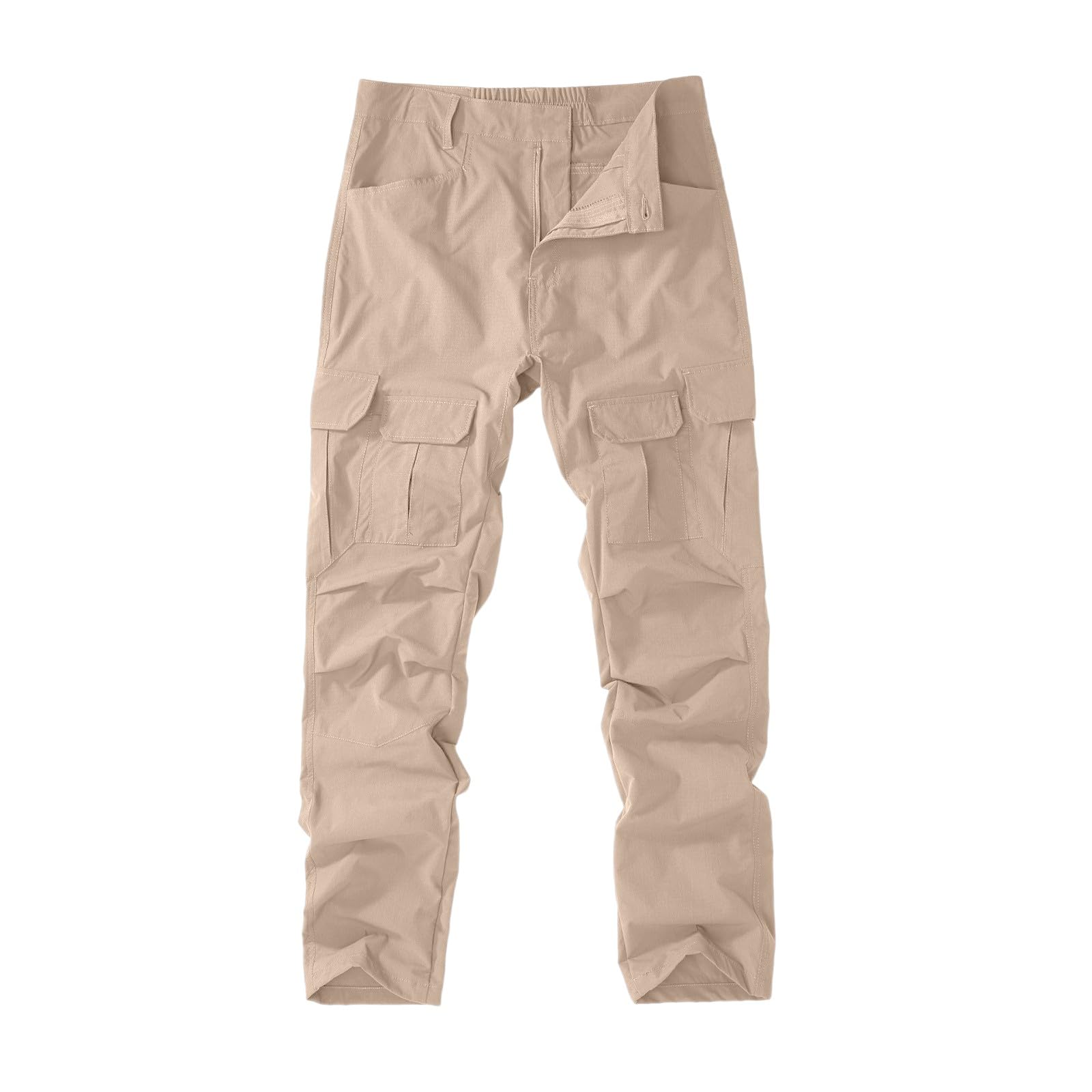 YRxUIAI Pantalon tactique pour homme Pantalon de jogging jambe droite Pantalon de randonnée Imperméable Léger Combat Cargo Pantalon de travail