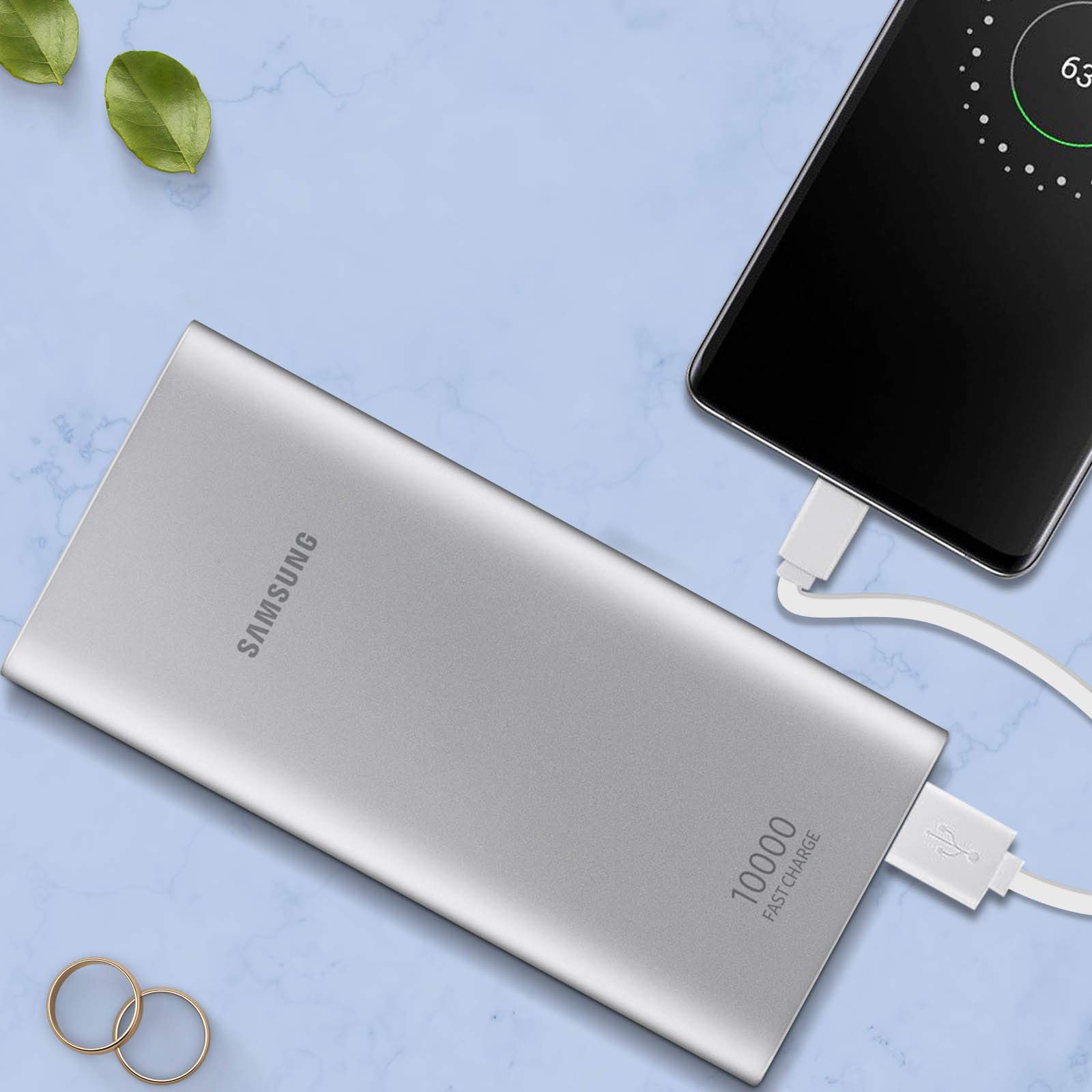 Samsung EB-P1100B 10 mAh Taşınabilir Hızlı Şarj Cihazı, Gümüş