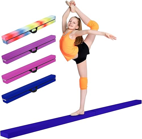 Viga de equilibrio de 7 pies8 pies, equipo de gimnasia plegable para gimnasia, niños y adultos, base de goma antideslizante, haz de gimnasia disponible en Yaxa Costa Rica