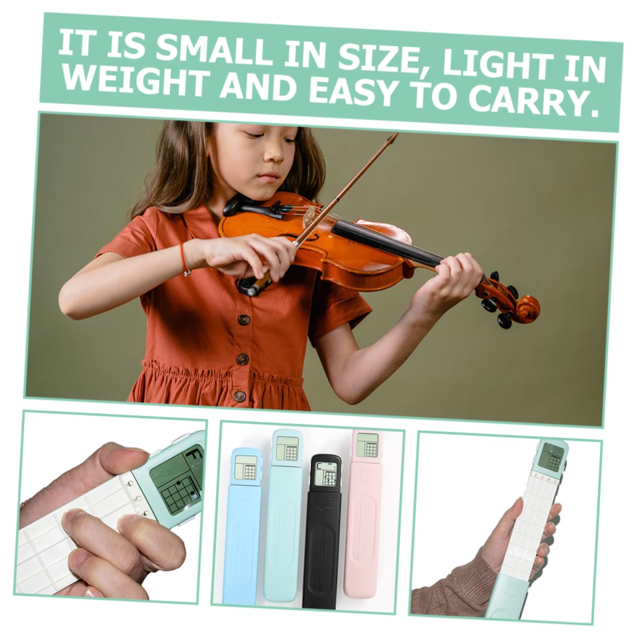 BESTonZON Strumento Per Pratiche Chitarra e Ukulele Portatile Principianti e Musicisti Professionisti Allenamento Per e Sensibilità