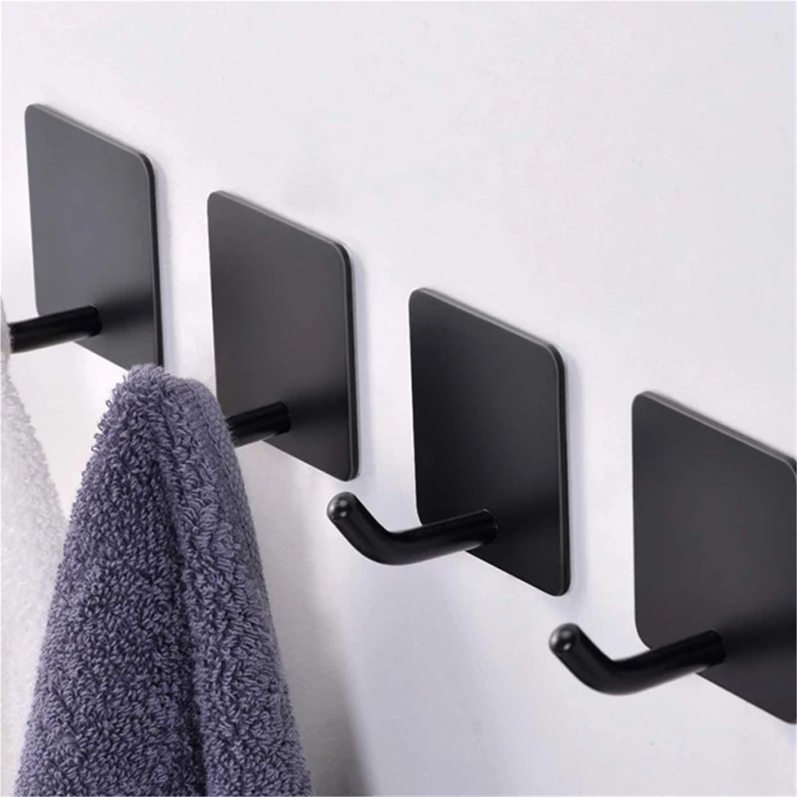 ganci adesivi Ganci da parete in acciaio inossidabile 304, autoadesivi, for chiavi, borse, vestiti, bagno, cucina, accappatoio, asciugamani, organizer(Sliver-8pcs)