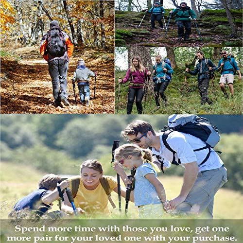 Rubber Trekking Poles Tips Hiking Sticks End Caps Protectors Replacement Accessories With Flannelette Bag Fit Most Hiking Trekking Walking Poles (12 Pack) #TOP5