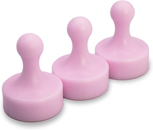 Miniatura 20 de GLASSBOARD STUDIO Potentes imanes de neodimio, en forma de peón, fuerte imán para nevera/refrigerador y pizarra blanca, ideal para oficina, cocina