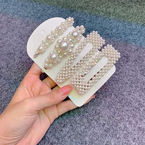 4 pezzi di perle per capelli per donne ragazze