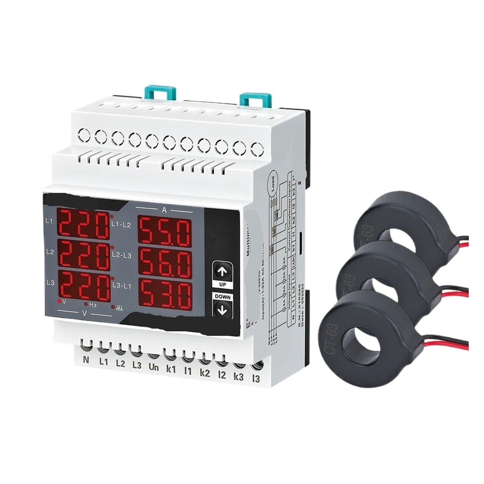 Dispositivo DIN 60D corta corriente de 1-63 A para evitar averías de 240V 3