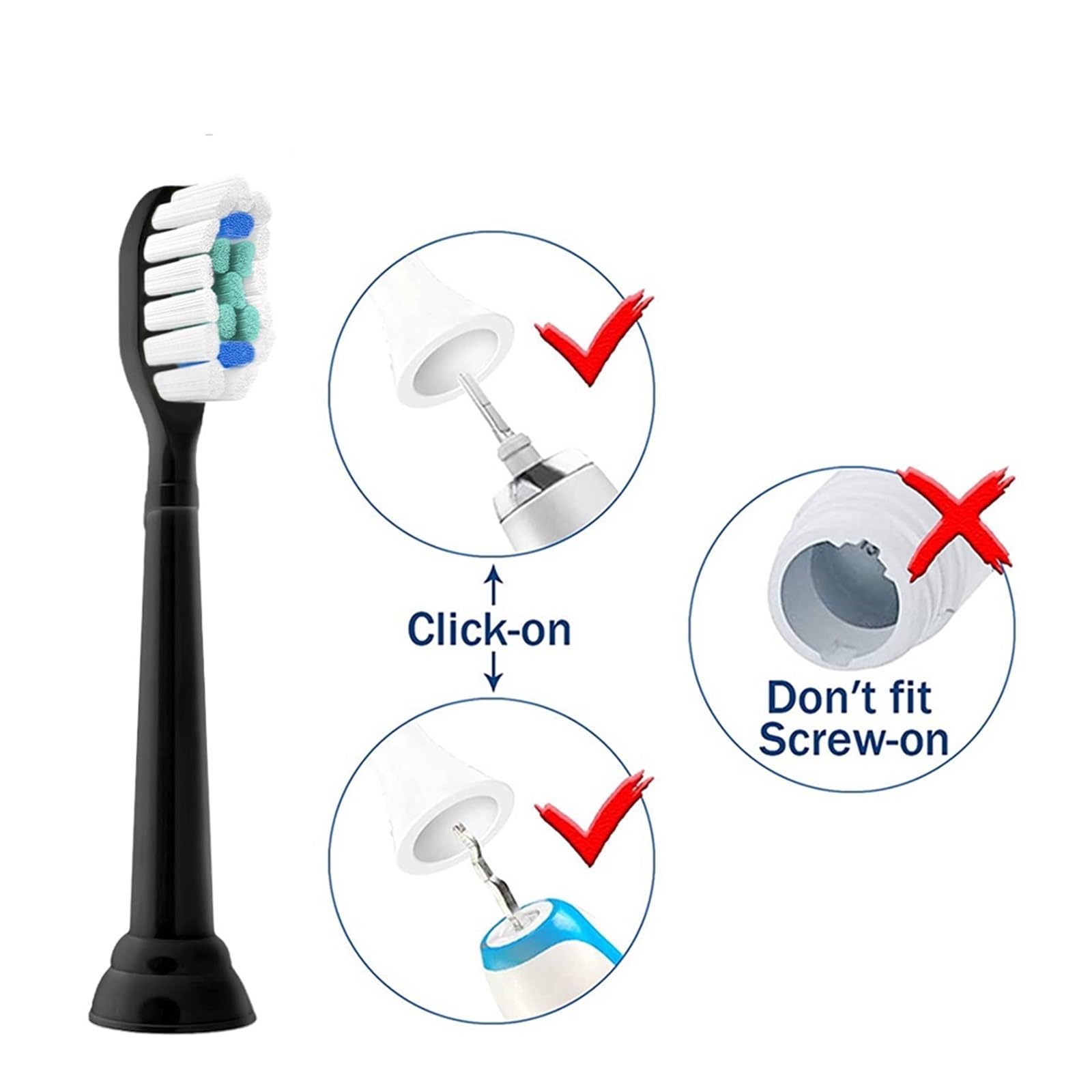 Cabezales de repuesto for cepillos dientes for modelos 4100 5300 6500