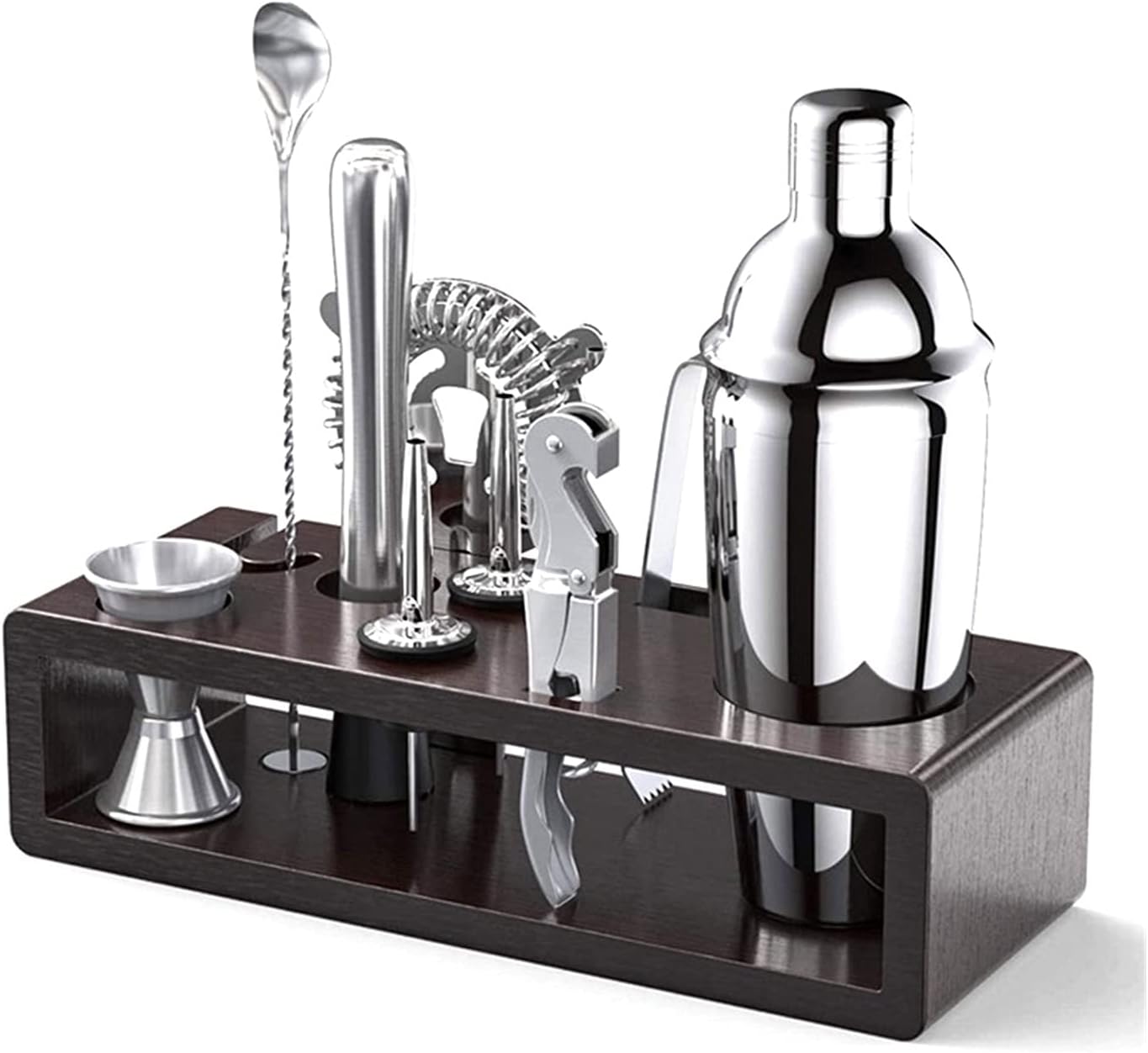 Set de Coctelera 9 Piezas Acero Inoxidable WALDOR