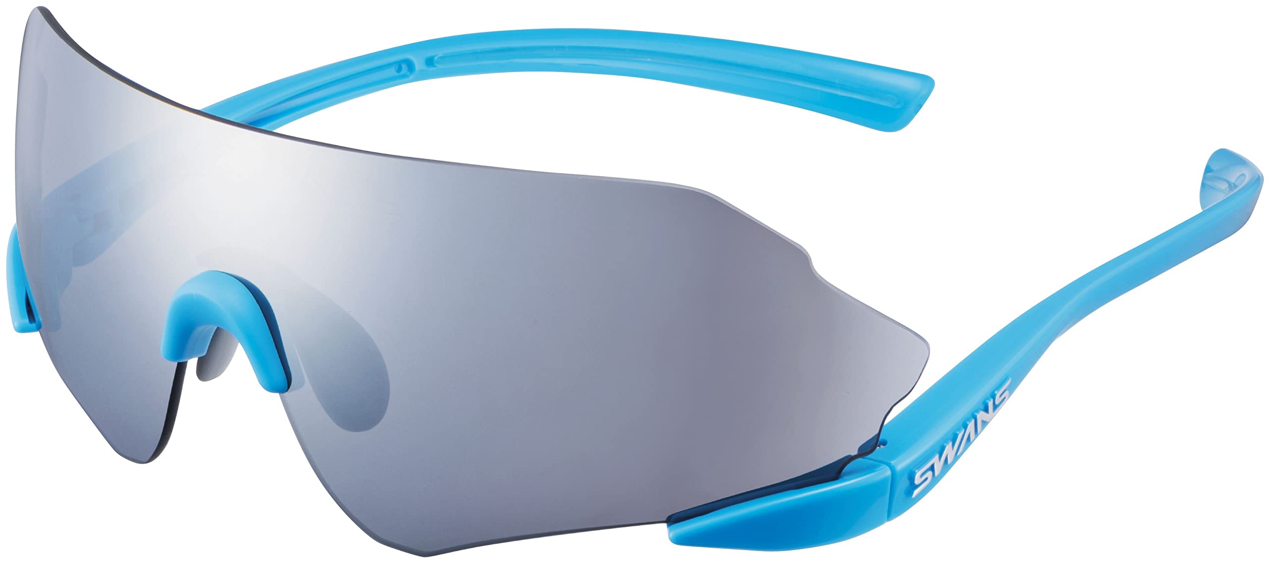 Amazon スワンズ 日本製 スポーツ サングラス イーノックス ニューロン20 E-NOX NEURON20 マラソン ランニング 陸上競技用 ENN20-0701 SKBL 0701 SKBL シルバーミラー スモーク SWANS スワンズ スポーツサングラス