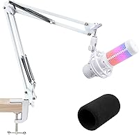Vista 12 de Brazo de Micrófono QuadCast, Brazo para Micrófono para Blue Yeti, HyperX QuadCast, SoloCast, Fifine AM8 y la mayoría de Micrófonos, Soporte