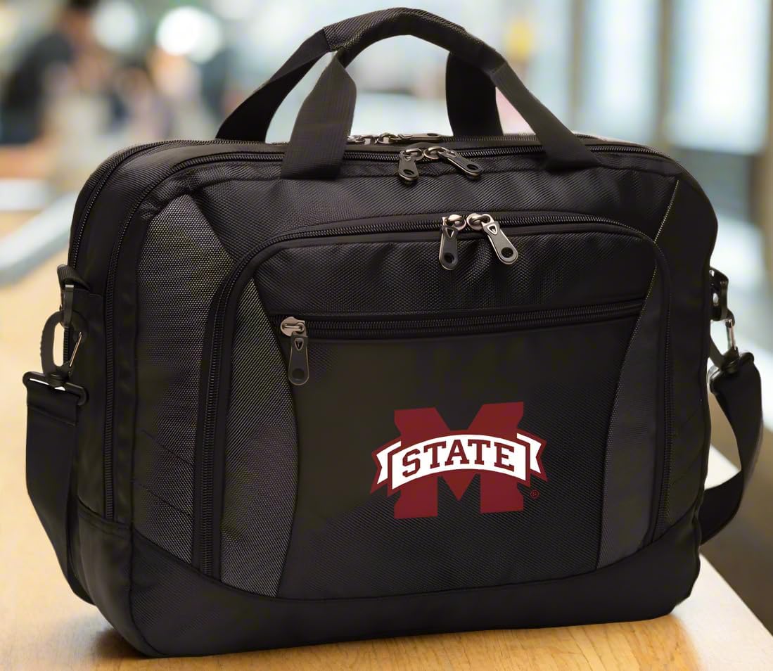 Broad Bay Mississippi State University Laptop Bag Best MSU Bulldogs Computer Briefcase Bags