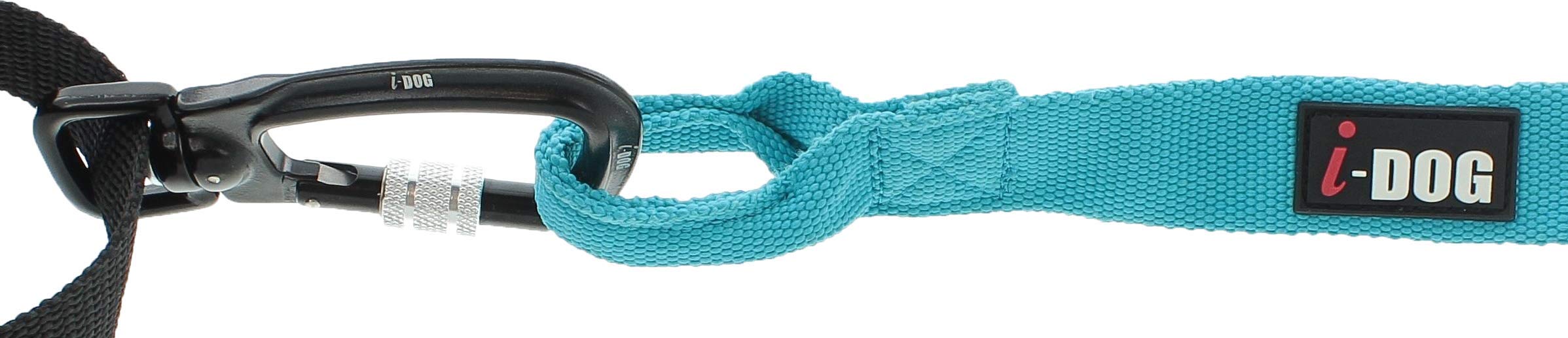 Longe Opale Gamme ALM Coloris Bleu cani Cross, cani Rando, cani Jogging, cani Trail, Utilisation Intense Sportive ou Loisirs, I-dog est Une Marque Française. (Long Strong Dog, 240)