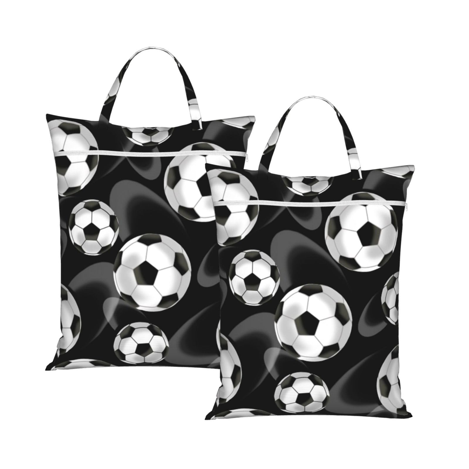 YFSGDLBN Soccer Black printed Travel dirty laundry bag clothes pack Storage Basket Bag