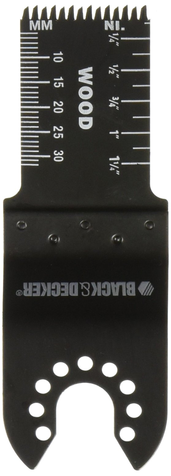 Black & Decker BDA1212 Oscillating Tool Accessories 1" Precision Plunge Cut Blade