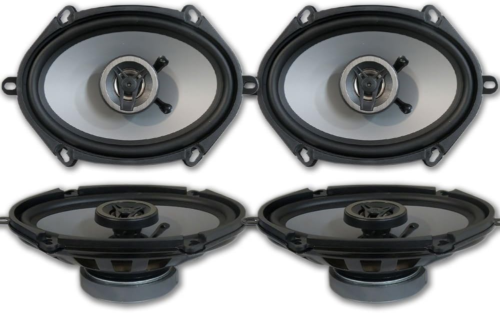 Crunch CS5768CX 5x7 / 6x8 2-Way Car Audio coaxial Speakers (2 Pairs)