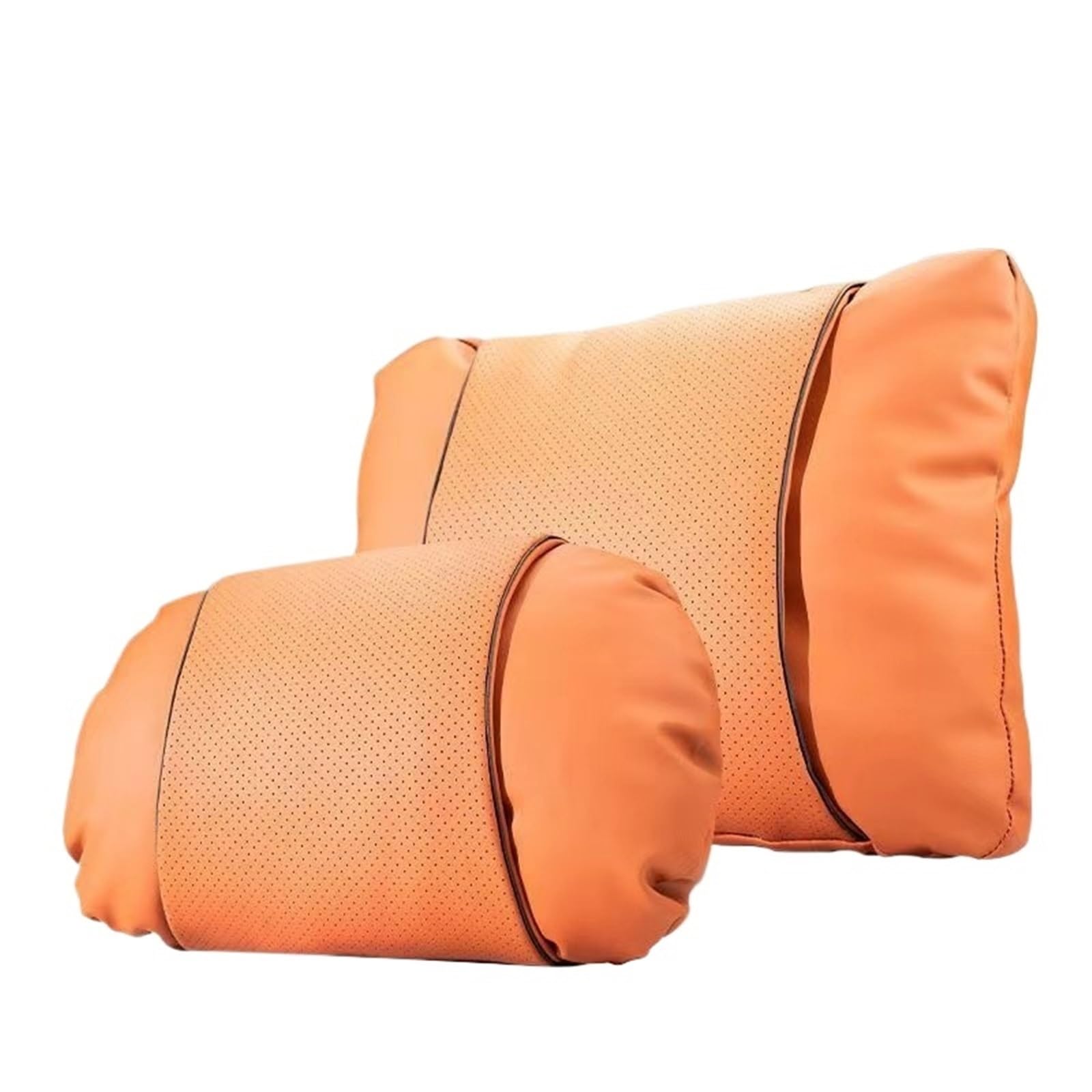 Oreiller cervical F Style en cuir pour appuie-tête de voiture et coussin de taille