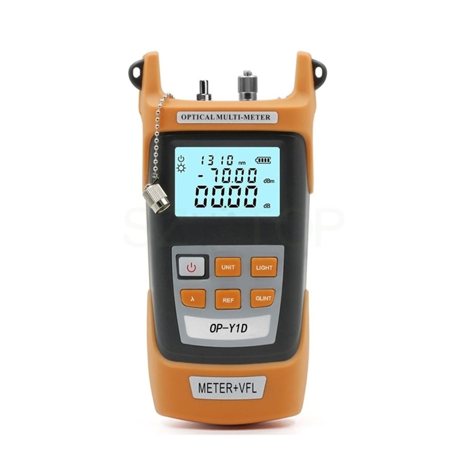 Miernik mocy optycznej, Miernik mocy optycznej -50~+26dbm -70~+10dbm 4 w 1 mierniku 1-15km wizualny lokalizator uszkodzeń Test kabla sieciowego Tester światłowodów(5KM 70 10dbm)