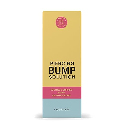 Miniatura 6 de Base Labs - Paquete de 3 unidades de eliminación de bultos queloides y tratamiento de bultos de piercings  Cuidado posterior de piercings sin golpes