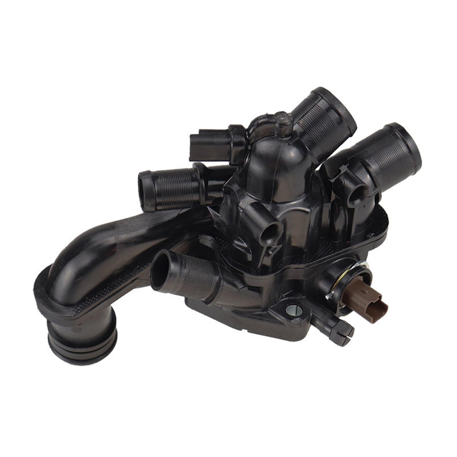 Termostato motore con flangia acqua compatibile con Peugeot 207/208/308/508/2008/3008 1.4/1.6 / Citroen C4 / Mini R55/R56 1336Z6 11537534521 | Thermostat