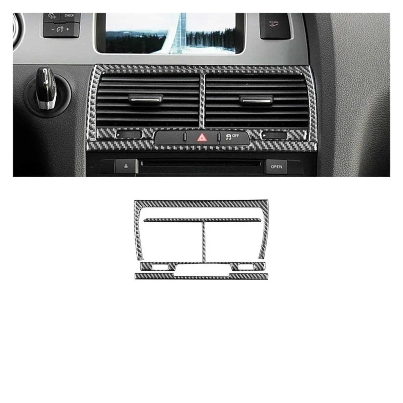 Przycisk deski rozdzielczej Do Q7 Interior Modification 2007-2015