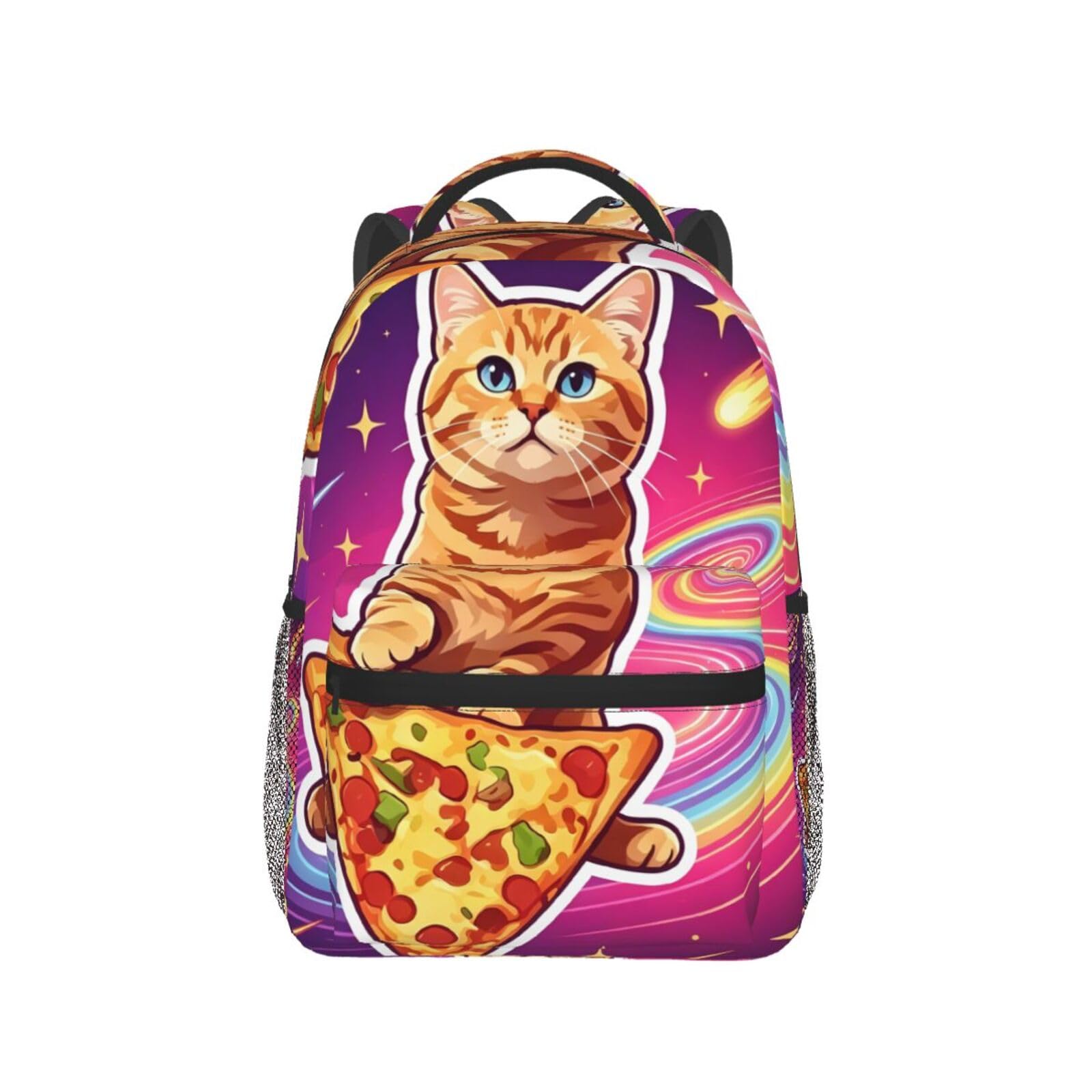 Starry ForestPrint Leichter Freizeitrucksack, Space Cat 5, Einheitsgröße