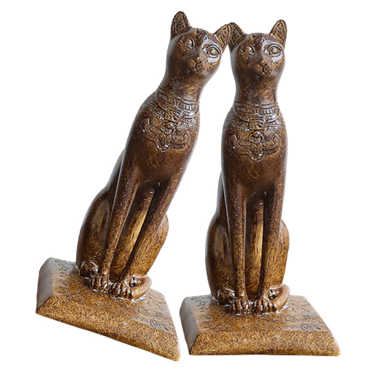 Moderne Katzen Buchstütze aus Kunstharz, rutschfest, Einfach