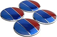 Vista 8 de 4X 56.5mm=2.24 pulgadas Emblema de Tapa Central de Rueda Bandera Americana para Tapa Central de Rueda EE.UU