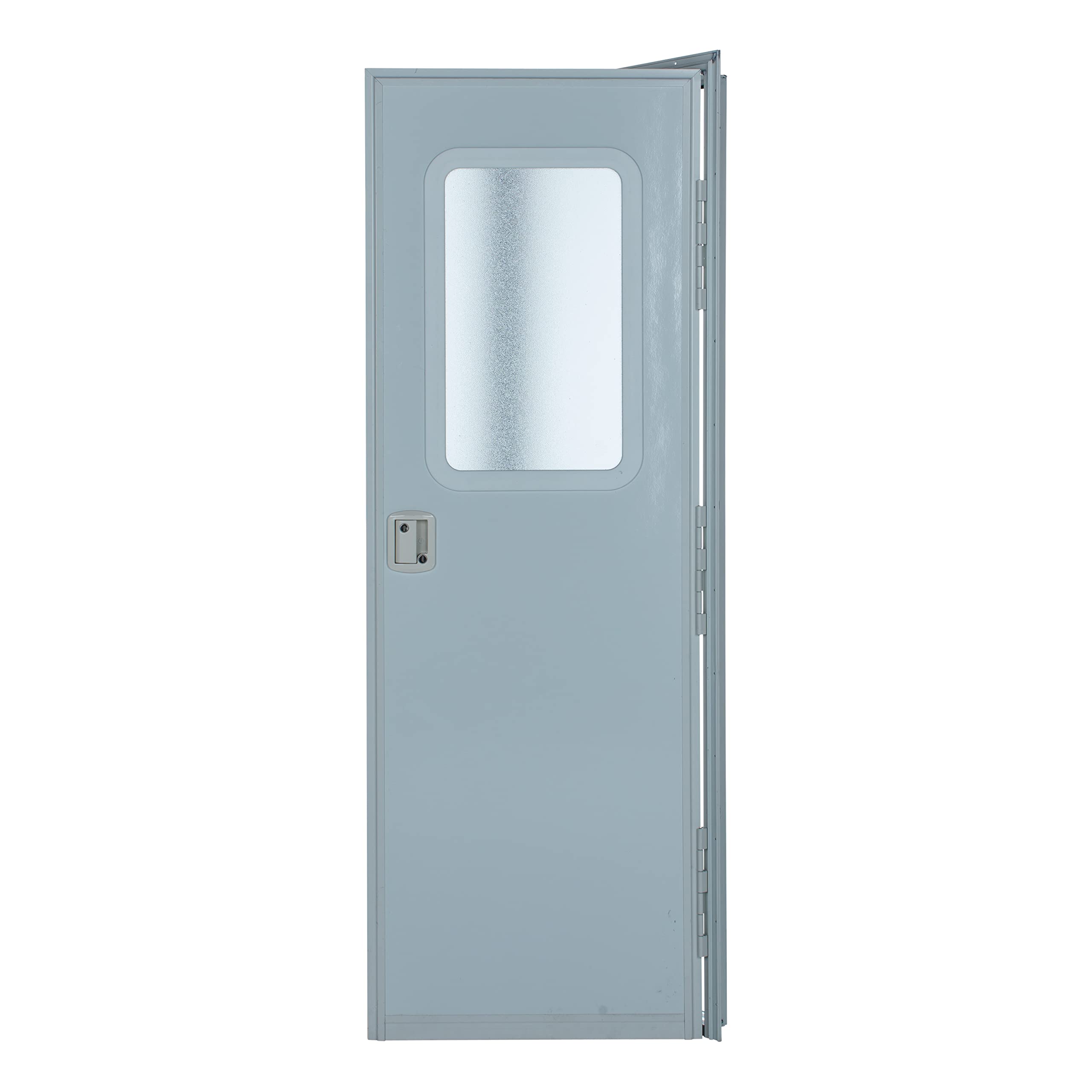 Photo 1 of *** TRUCK OR TRAILER PICK UP ONLY***Lippert Components Right Hinge RV Entry Door with Screen Door, 30" x 72", Square, Felt Seal - V000149585,Polar White