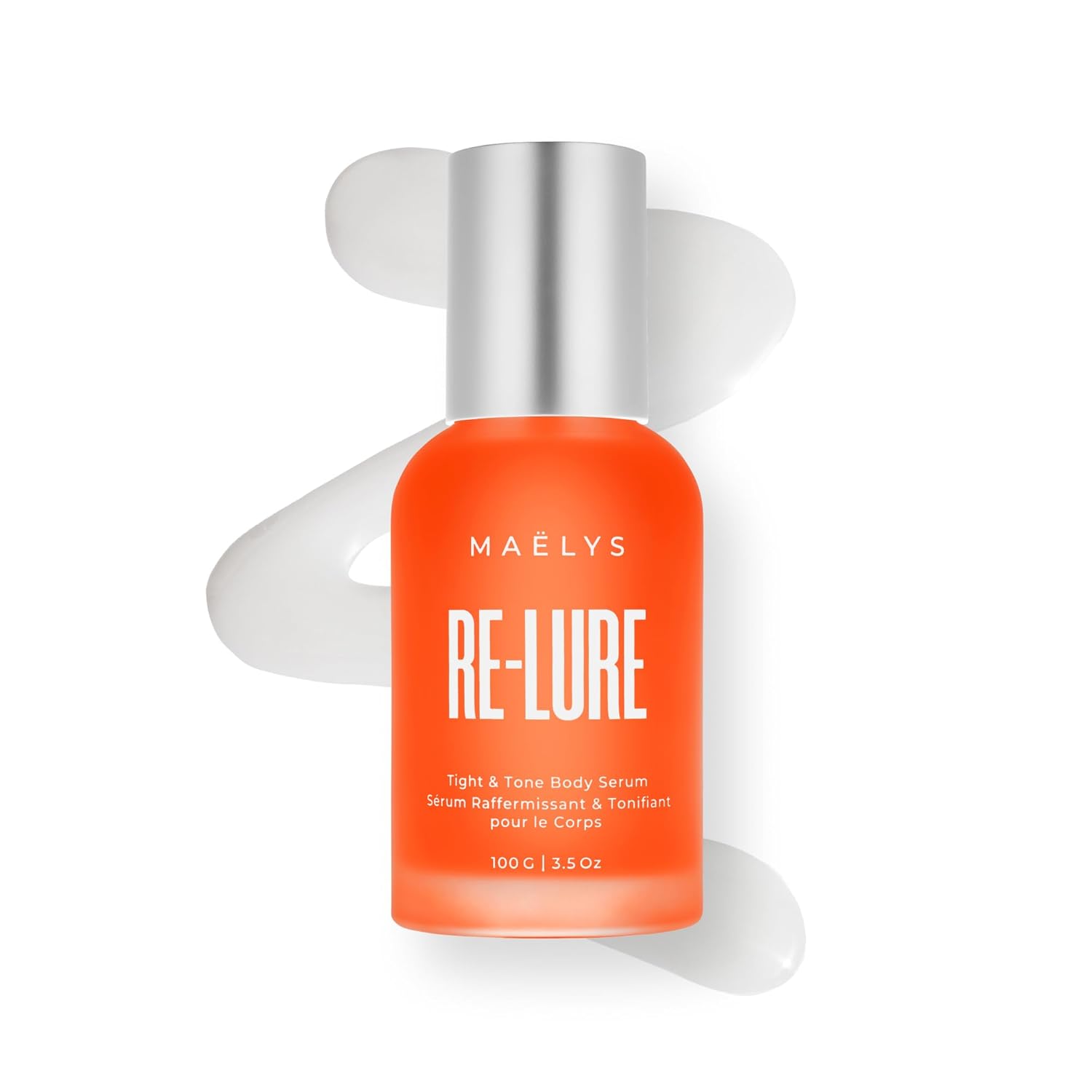 MAËLYS RE-LURE Tight & Tone Body Serum - Helps Reduce the Look of Cellulite - Skin Tightening with Hyaluronic Acid - Firming for Stomach, Thighs & Arms - Lightweight Body Firming Serum (3.5 Fl Oz)