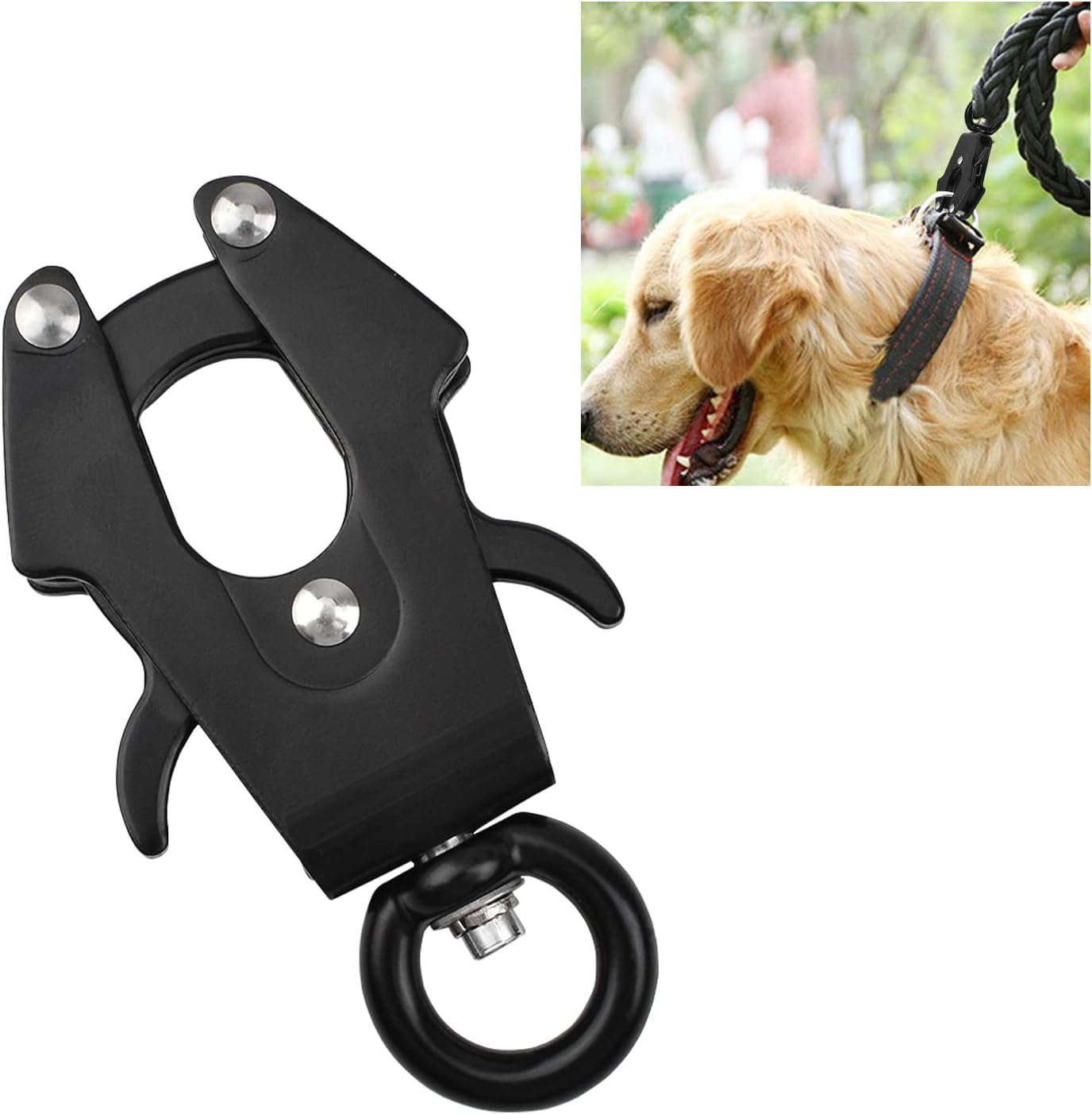 Dog Lead Clips Dog Lead Clasp Black Heavy Duty Dog Lead Snaps Hooks