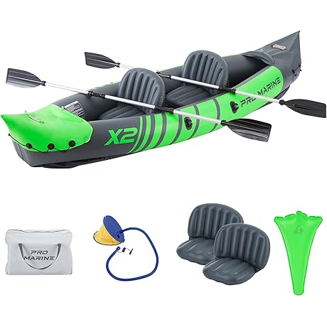 Inflatable 2-Person Blowup Kayak