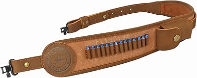 TOURBON .22 Ammo Holder Rifle Sling Gun Strap with Swivels