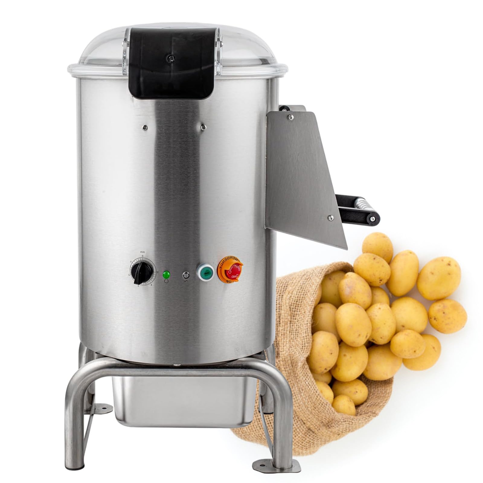 Gykozy Electric Peeler For Fruits And Vegetables, Automatic Potato Peeling Machine With Large Capacity For Kitchen