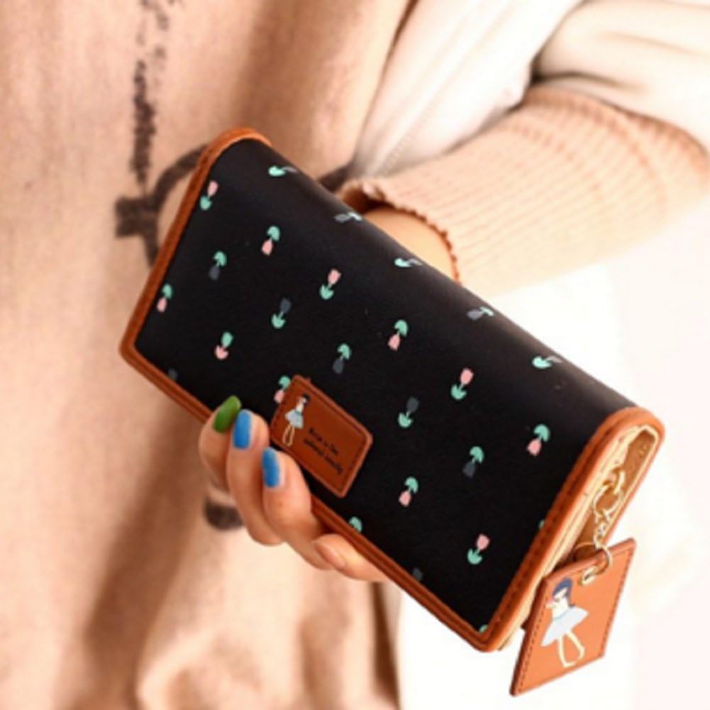 Fashion New Brand Long Womens Wallets Leather Purse Desigual Bags Woman Clutch Purses Colete De Pele Kip Wallet Lambskin Bag