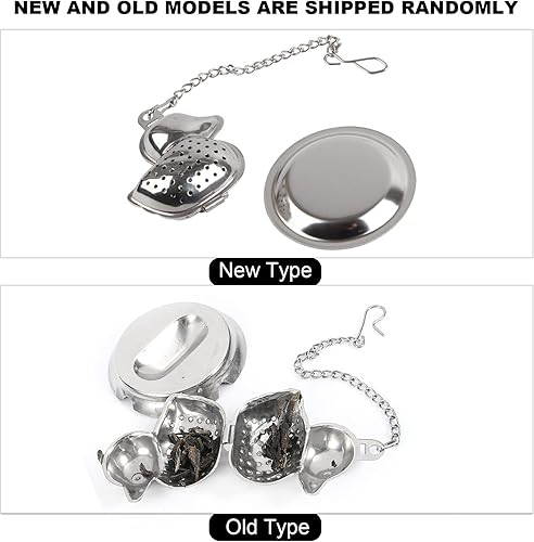 Miniatura 5 de Infusor de té de hojas sueltas, té más pronunciado, infusor de té de malla, filtro de té premium, difusor de intervalo de té con gancho de cadena