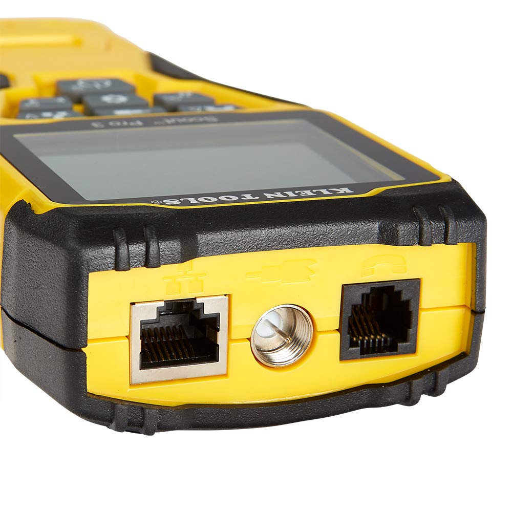 Klein Tools VDV501-853 Scout Pro 3 Cable Tester Kit | LAN Ethernet Coax Tester RJ11 RJ12 RJ45 | PoE Detection Wiremap Length Measurement | Test + Map Remote Kit
