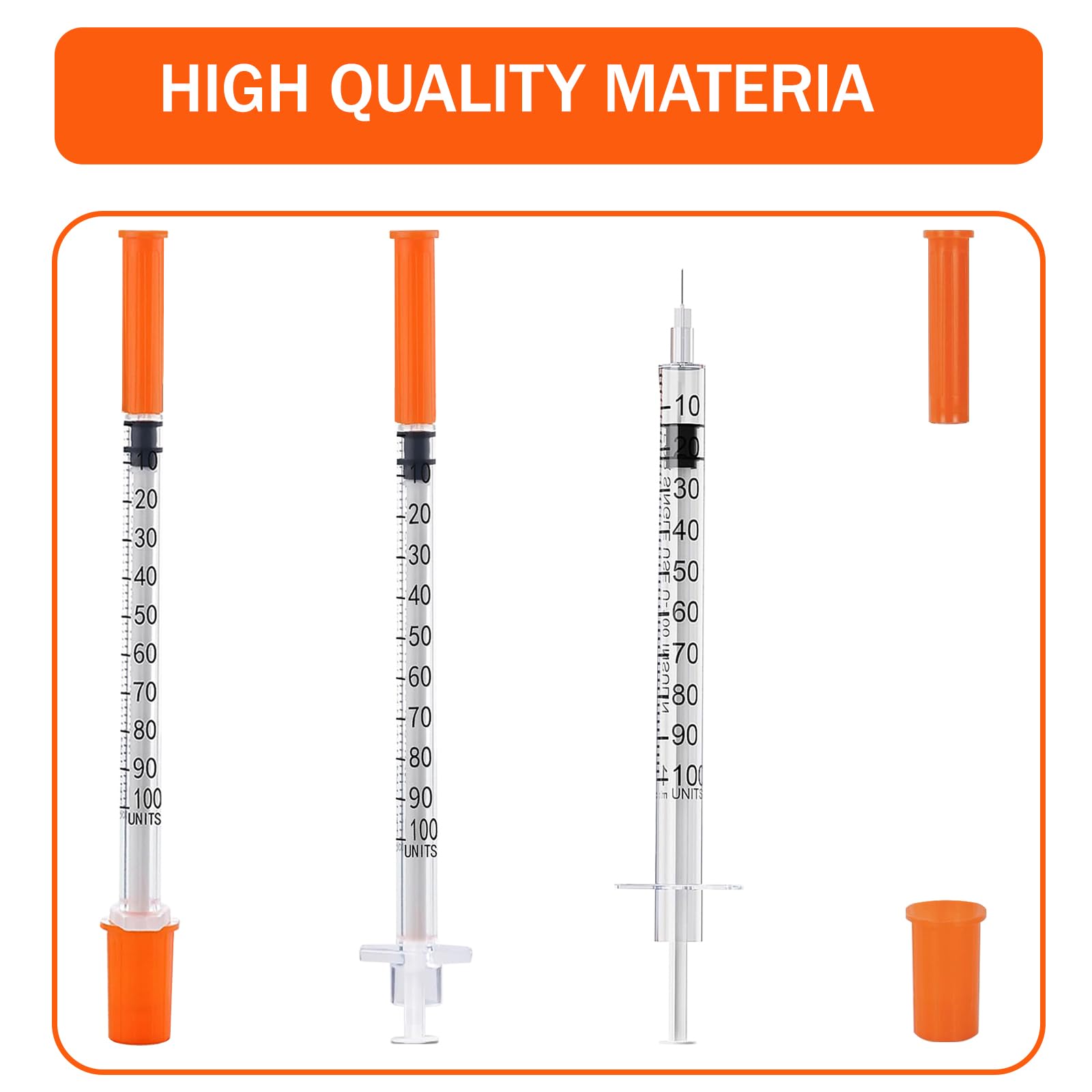 1ML/CC Syringes with 29G 1/2"(13mm) Needle, 100PACK Lab Supplies Individually Wrapped (1CC 29G 1/2"-100PACK) — Amazon image 5