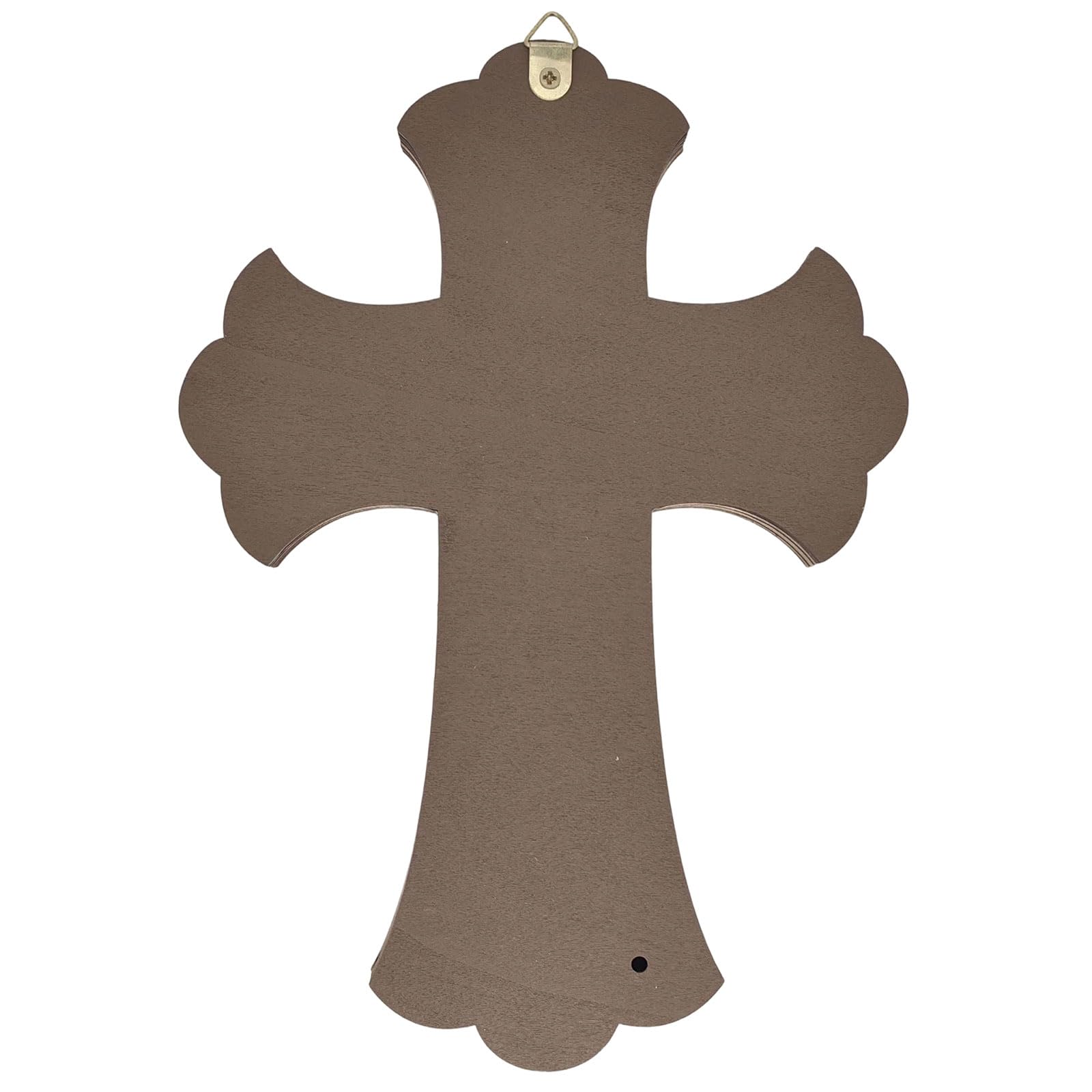 Kalttoy Nativity Crosses Christmas Ornament Wooden Nativity Scene Decoration Christmas Story Hanging Ornament for Home Decors Religious Holy Family Decoration