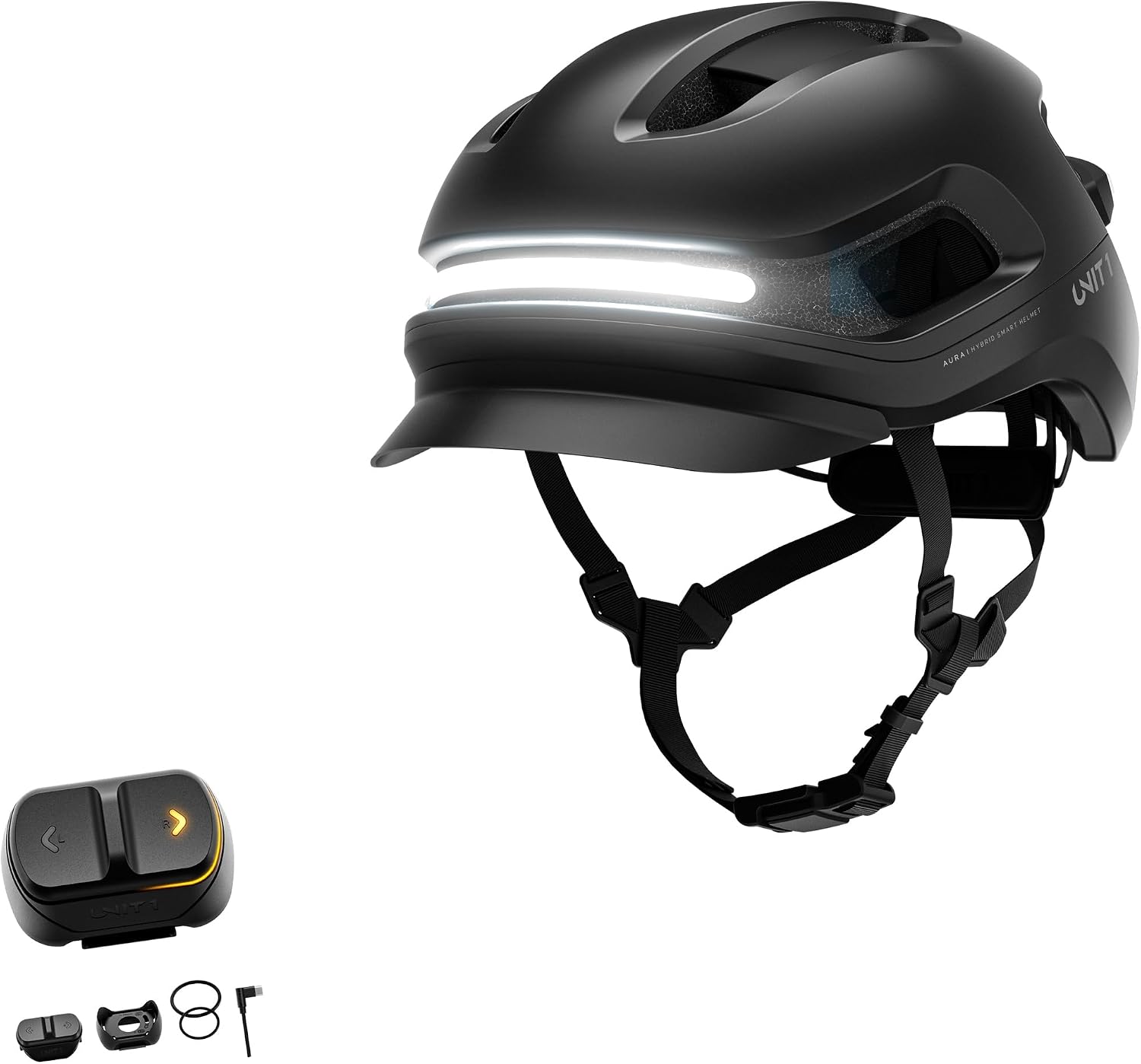 UNIT 1 Aura MIPS Smart Bike Helmet + Remote
