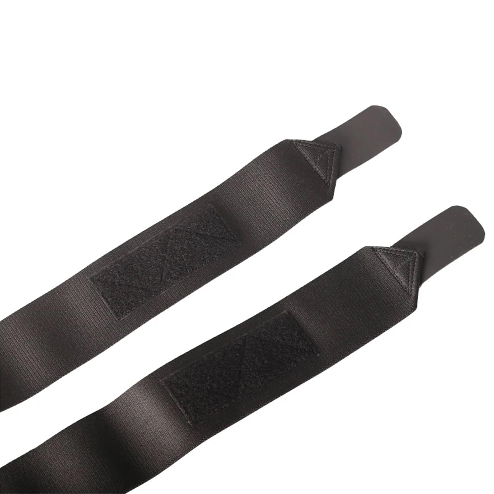 Cinghie da polso per sollevamento pesi 1 paio di fasce da polso imbottite for sollevamento pesi, for powerlifting, supporto flessibile, nylon rosso, allenamento della forza