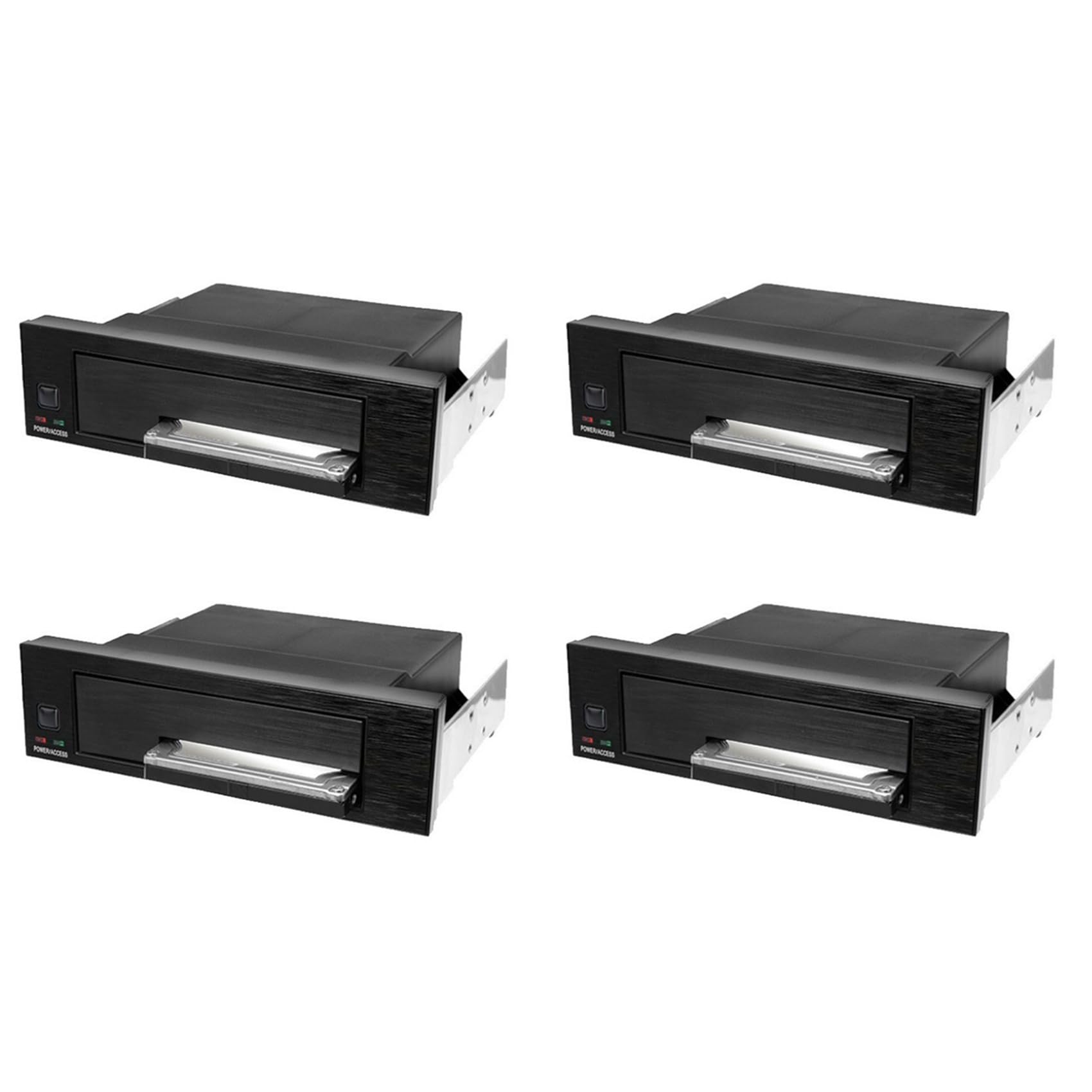4 x uniwersalna ramka wymienna do dysków twardych 2,5 lub 3,5 SSD/HDD, wewnętrzna obudowa dysku twardego bez kieszeni