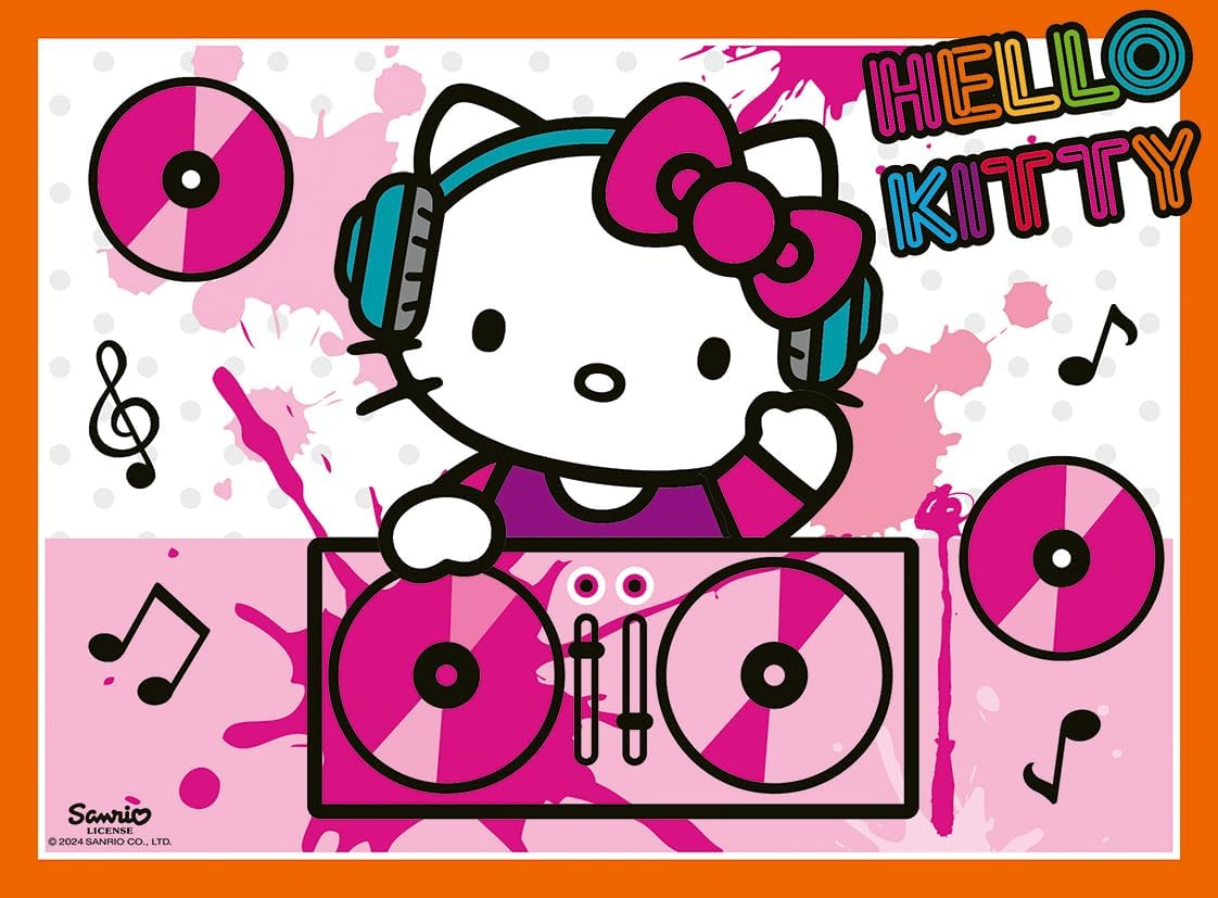 Ravensburger Hello Kitty Dream Big, Sparkle More! Jigsaw Puzzle Set - 12, 16, 20, 24 Pieces