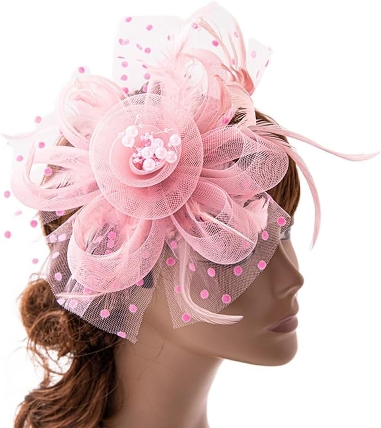 Handmade Headwear Vintage Bridal Hair Accessories Mesh Headband Dress