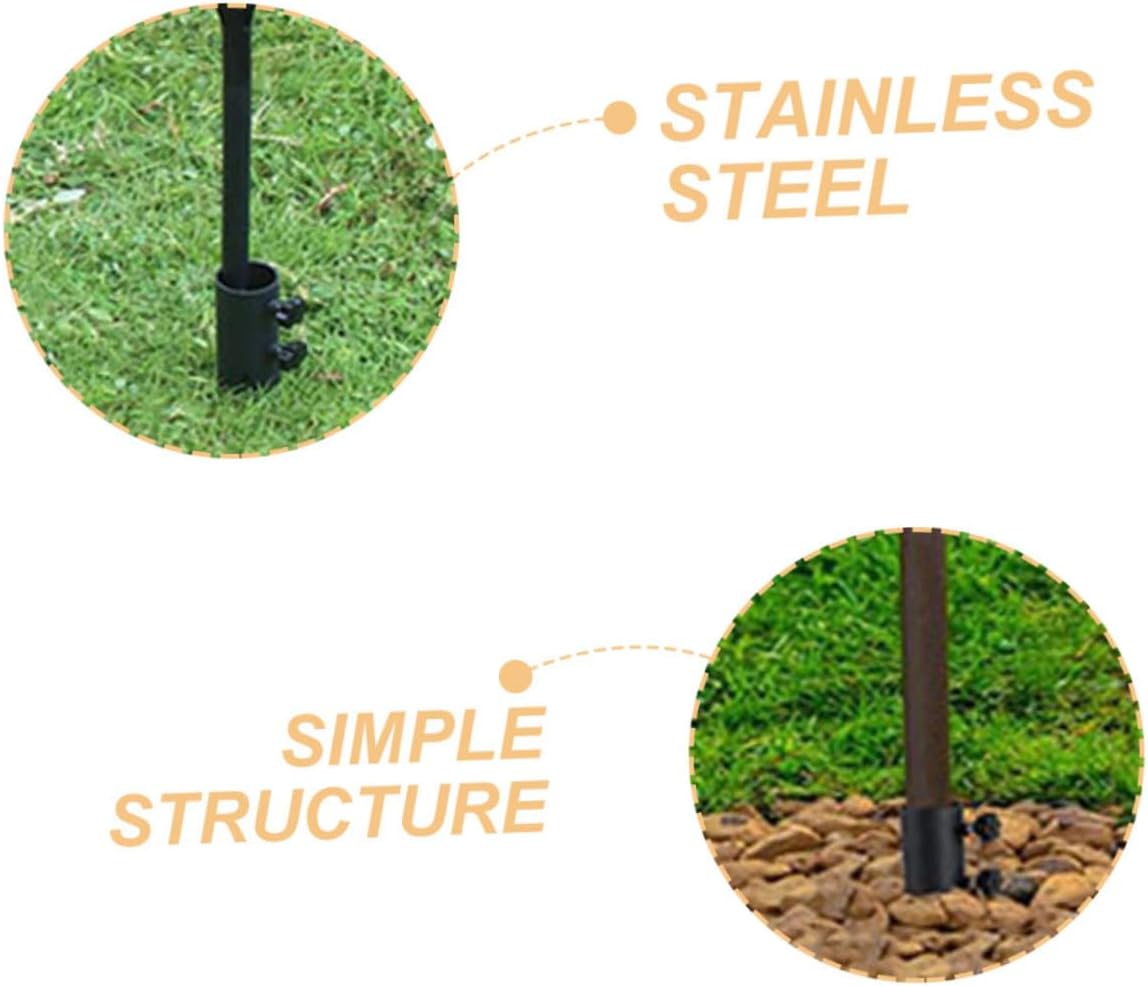 4pcs Metal Stake for Outdoor Lights Garden Light Replacement Stake Christmas Landscape