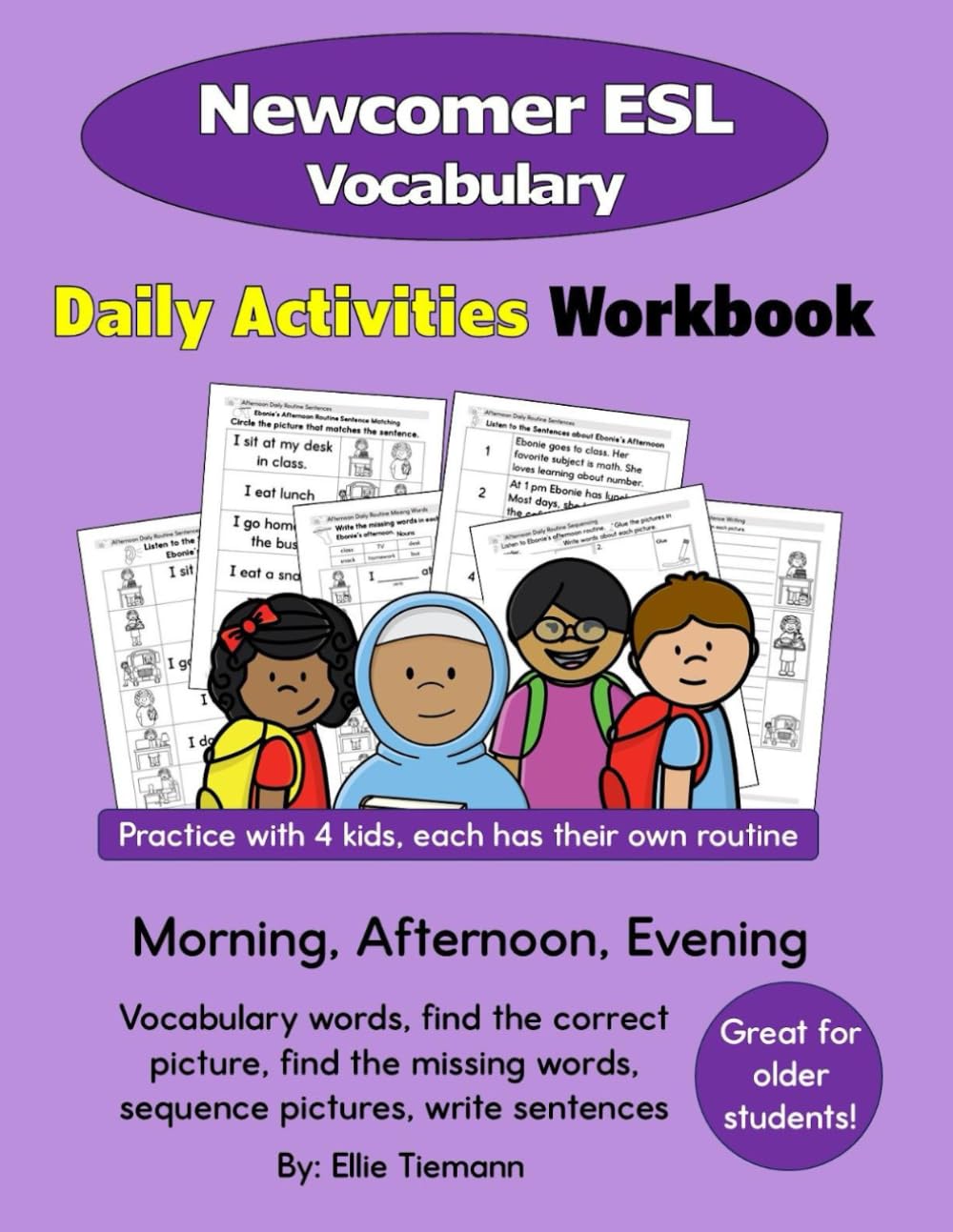 Newcomer ESL Vocabulary: Daily Activities Workbook (Newcomer ESL Workbooks)